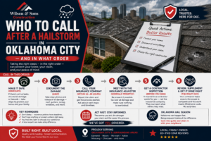 Who to call after a hail storm